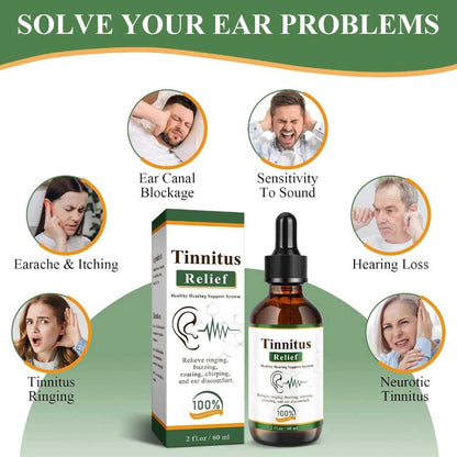 Tinnitus Relief Drops – 100% Herbal Formula | قطرات تخفيف طنين الأذن – تركيبة عشبية 100%