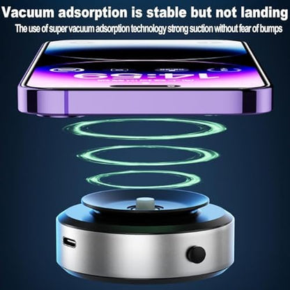 حامل هاتف مغناطيسي بتقنية الشفط الفراغي | Magnetic Vacuum Suction Mobile Holder